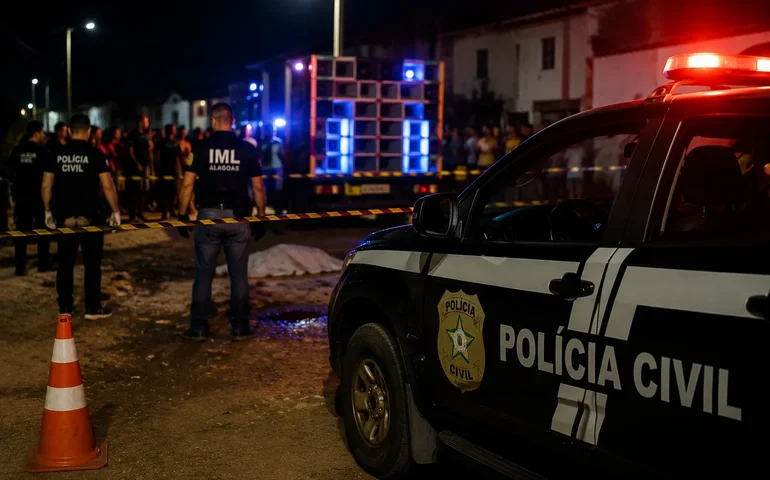 Ataque a tiros em festa de paredão deixa uma mulher morta e duas pessoas feridas neste domingo em Arapiraca