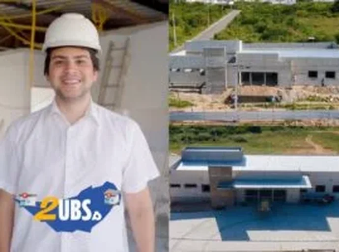 Prefeito Eduardo Bulhões vistoria obras de construção de duas novas UBSs em Santana do Ipanema