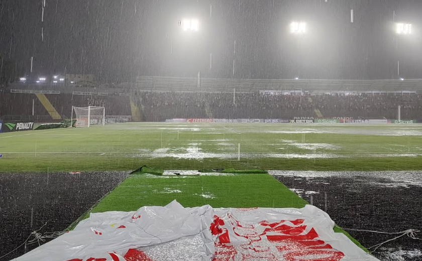 Jogo entre Noroeste e Botafogo-SP é adiado após temporal e continua nesta sexta-feira