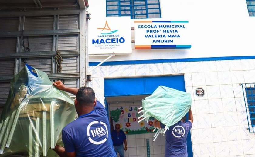 Comunidade escolar destaca chegada das novas mobílias escolares