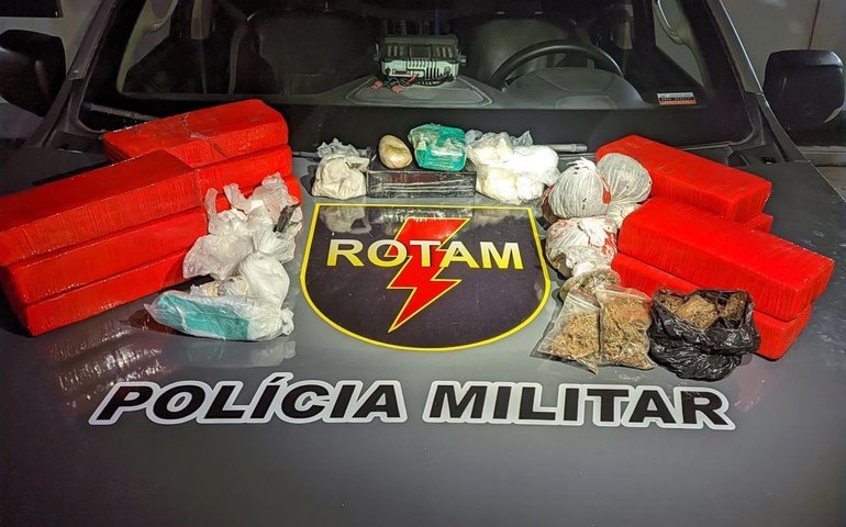 PM apreende mais de 12 quilos de drogas no Jardim Petrópolis