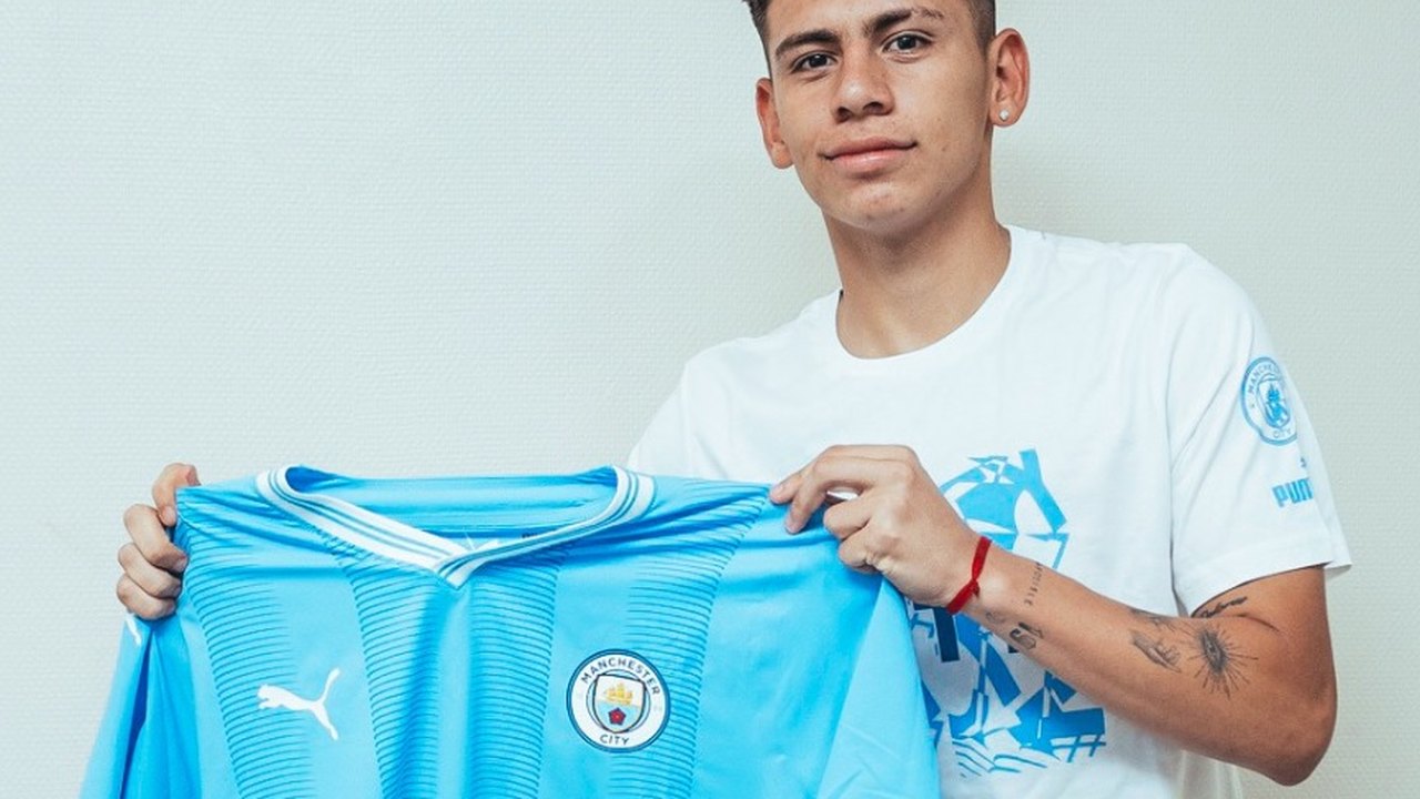 Manchester City contrata Echeverri, joia do River Plate e algoz do Brasil no Mundial Sub-17