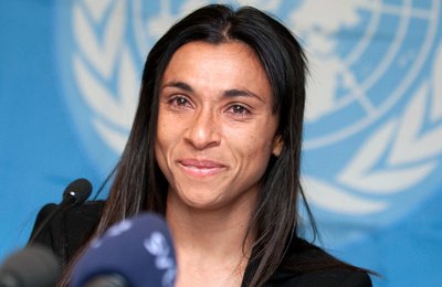 Alagoana Marta se torna embaixadora global da boa vontade da ONU Mulheres