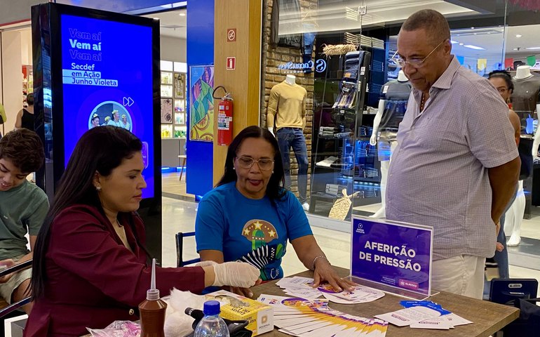  Secretaria de Estado da Cidadania encerra atividades do Junho Violeta com ações em Maceió 