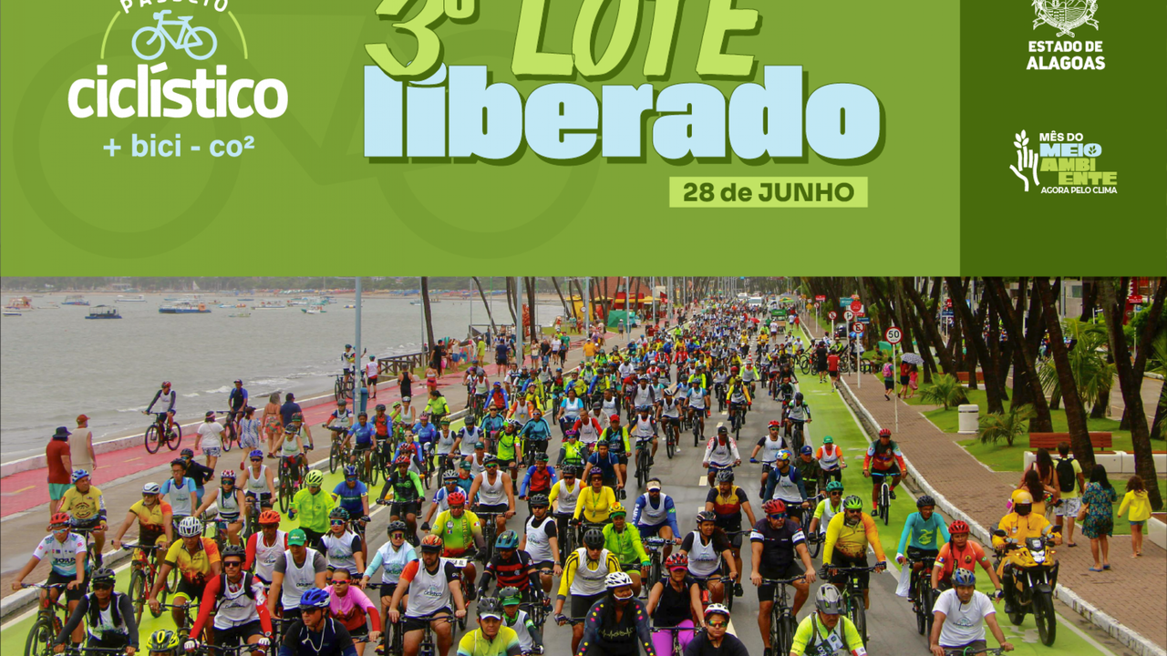 IMA/AL abre terceiro lote de inscrições para Passeio Ciclístico