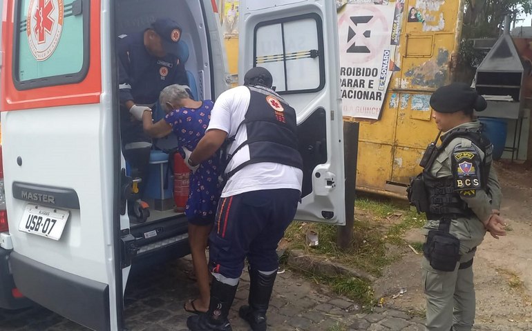Após denúncia, Segurança Pública resgata idosa vítima de violência familiar com ferimentos na cabeça