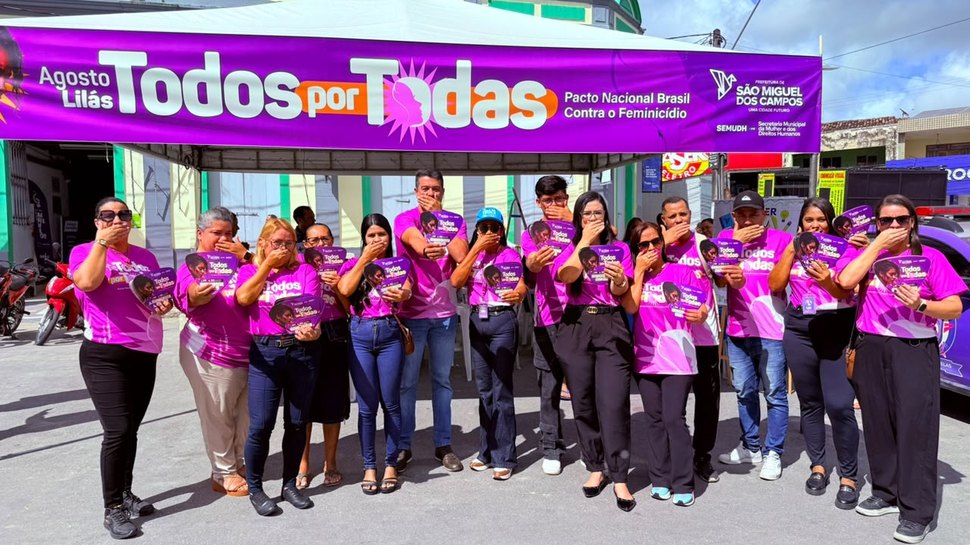 Secretaria da Mulher intensifica Agosto Lilás com a campanha “Todos por Todas”