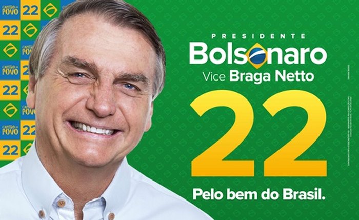 Bolsonaro durante campanha de 2022
