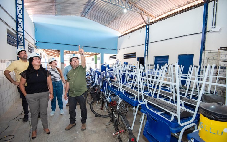 Educação avança com obras de reforma de escola estadual na Santa Lúcia