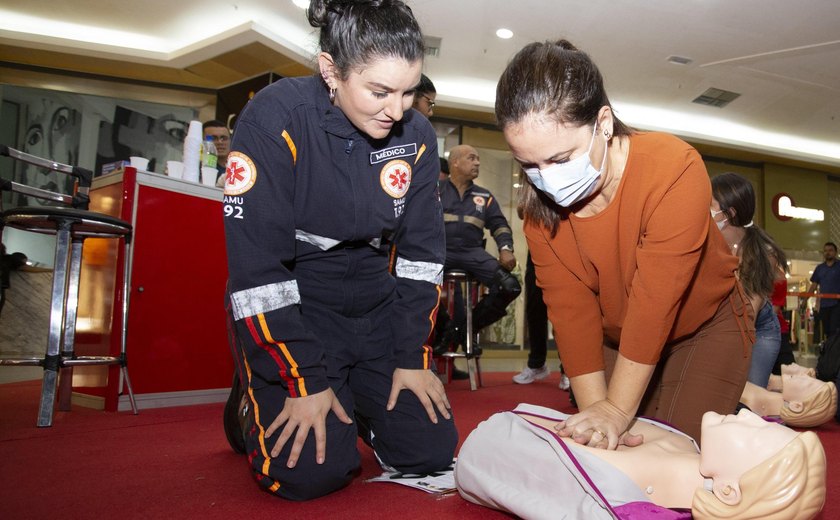 Evento vai ensinar à população como agir em uma parada cardiorrespiratória