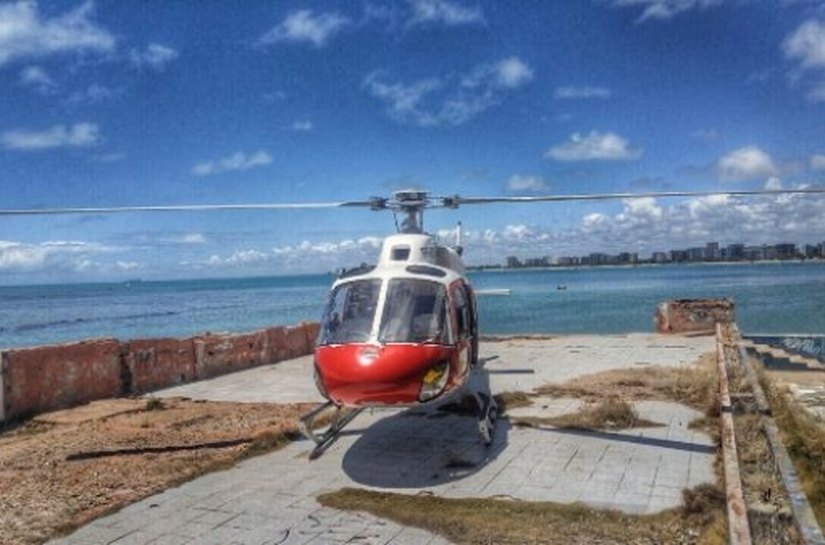 Helicópteros da Segurança Pública fazem prévia da Operação Verão