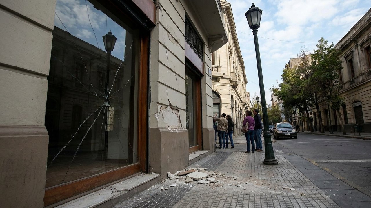 Terremoto de magnitude 4,8 é sentido em Santiago e outras regiões do Chile