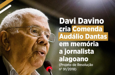 Legislativo aprova criação da Comenda Jornalista Audálio Dantas