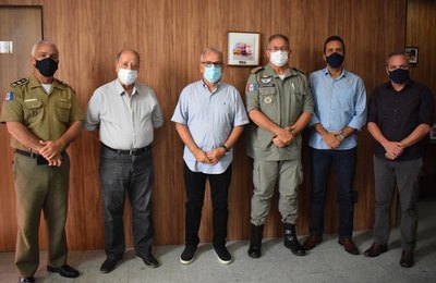 Presidente do TCE/AL recebe visita do Comandante-geral da Polícia Militar de Alagoas
