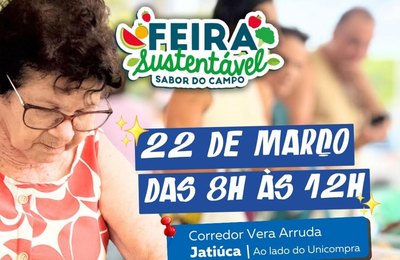 Feira Sustentável Sabor do Campo celebra Semana da Água com agricultura familiar e educação ambiental