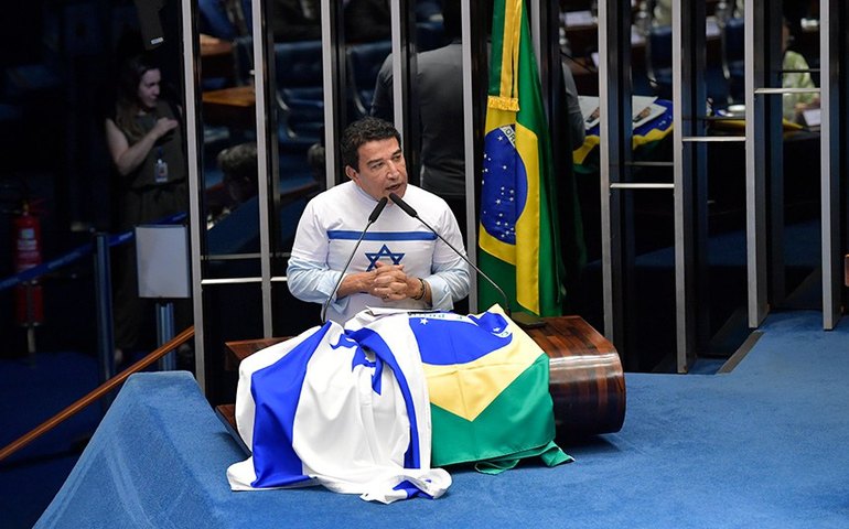 Magno Malta critica apoio do MST ao Hamas e expressa solidariedade ao povo judeu