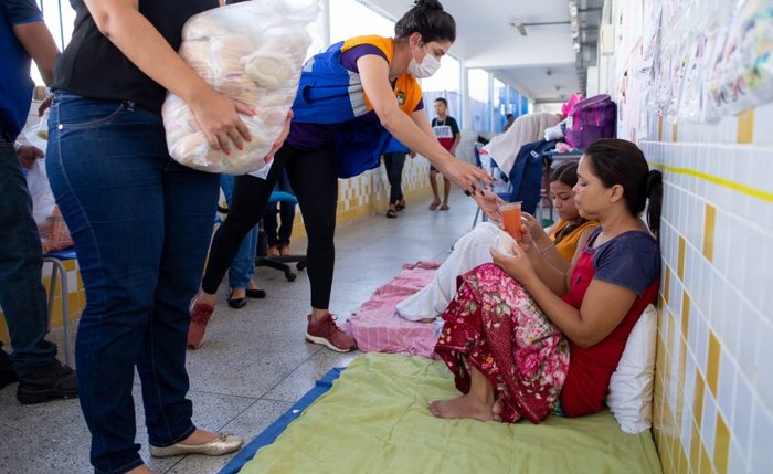 Primeiro serão cadastradas pessoas que estão em abrigos; depois, os demais desalojados e desabrigados Primeiro serão cadastradas pessoas que estão em abrigos; depois, os demais desalojados e desabrigados