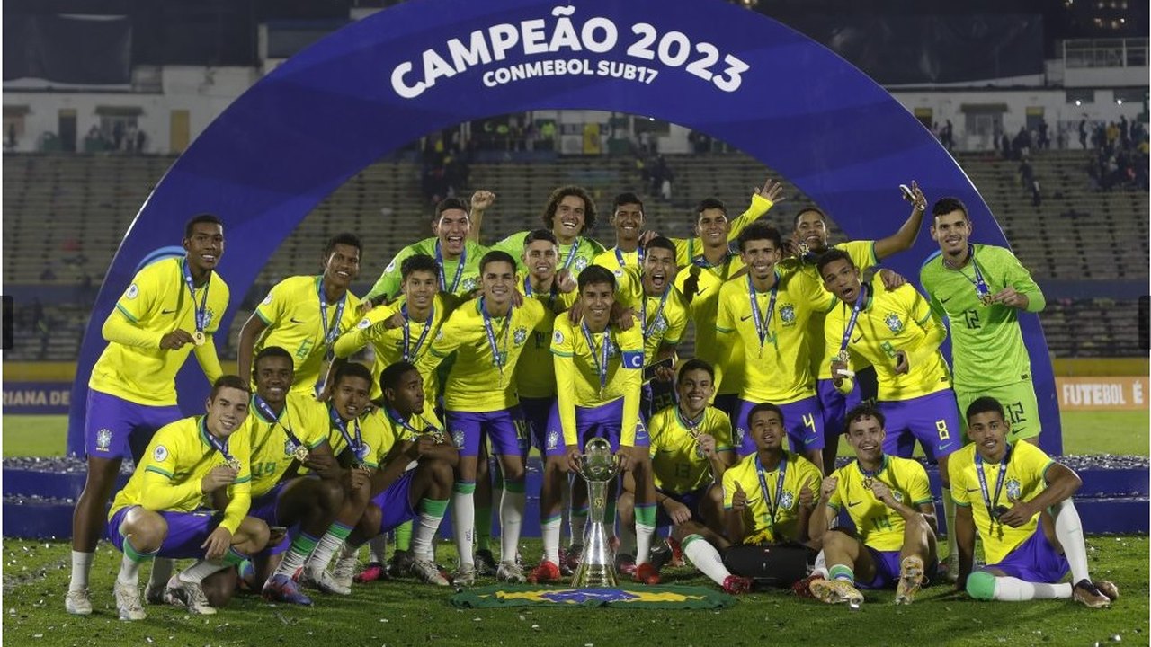 Brasil é campeão invicto da CONMEBOL Sub17/2023