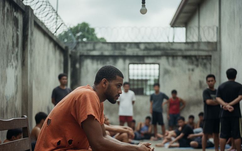 Jogador de basquete americano escapa da pena de morte na Indonésia, mas enfrenta drama na prisão