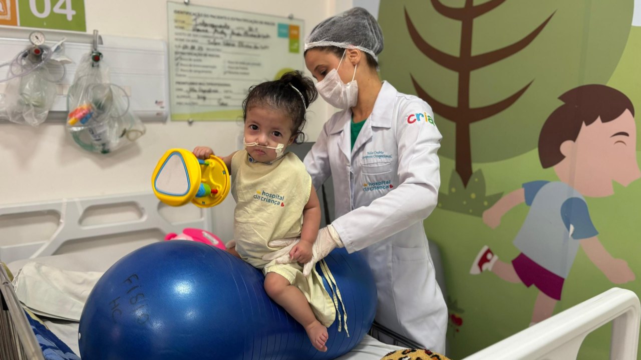 Terapia ocupacional transforma vidas de pacientes internados no Hospital da Criança de Alagoas