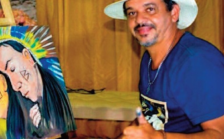 Artista plástico e muralista palmeirense ganha reconhecimento no Estado