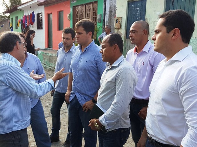 Prefeitura de Marechal e Estado fazem visita técnica na Estação de Tratamento de Esgoto do bairro da Poeira