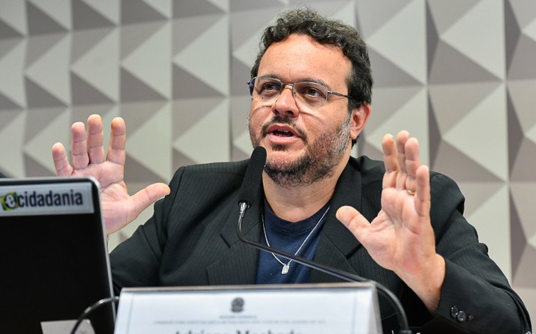 CPMI: repórter diz que registrou guardas da Força Nacional paradas no MJ