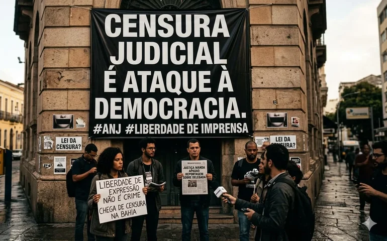 ANJ denuncia censura judicial após decisão que atinge reportagem na Bahia