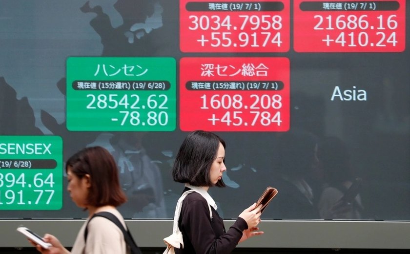Bolsas da Ásia fecham mistas, com ganhos em Xangai e HK após dados chineses de comércio