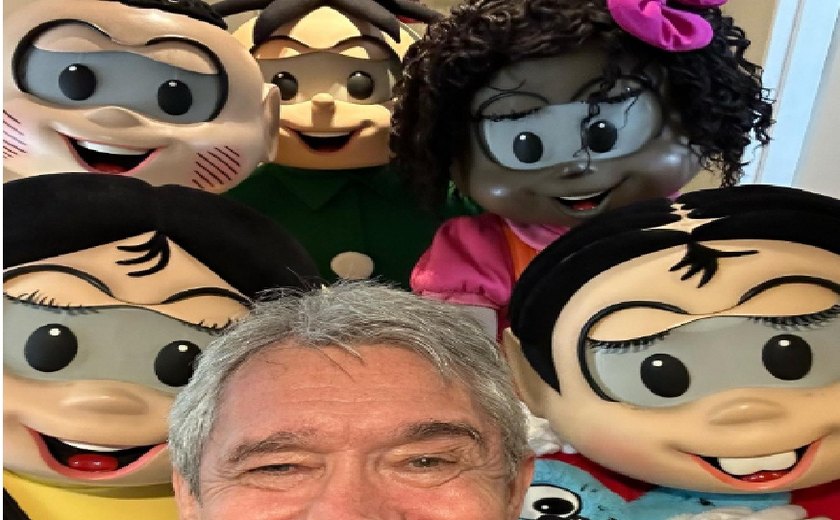 'Altas Horas' homenageia crianças com a Turma da Mônica
