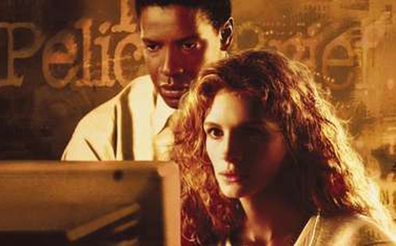 Denzel e Julia em ‘O Dossiê Pelicano’, hoje, às 22h