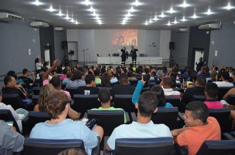 Senac/AL: Auditório com palestra “Motivação e Atitude em Dose Dupla”