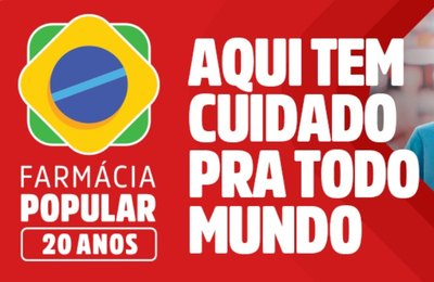 Farmácia Popular completa 20 anos e expande acesso a medicamentos em Alagoas