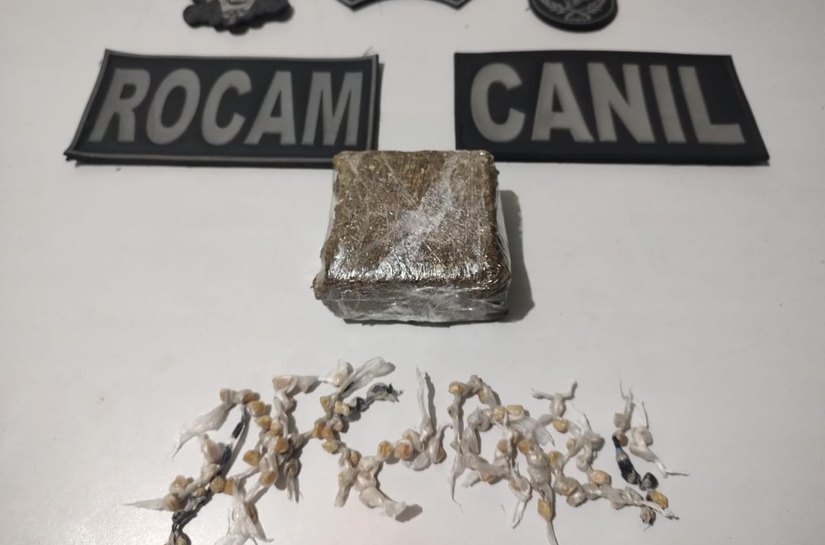 PM apreende maconha e crack durante operação em Arapiraca