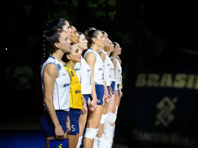 Brasil perde por 3 a 0 para Tailândia na Liga das Nações de Vôlei
