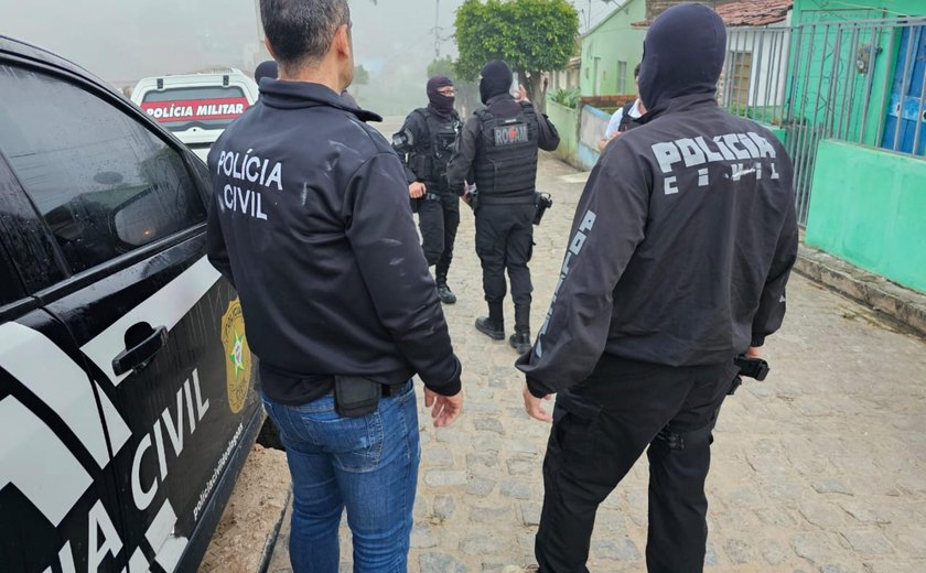Polícia Civil de Alagoas faz operação contra o tráfico em Santana de Ipanema