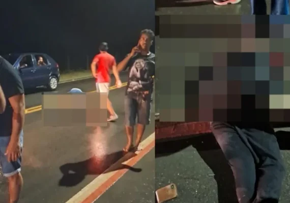 Motociclista e pedestre morrem em acidente na AL-120, em Major Izidoro