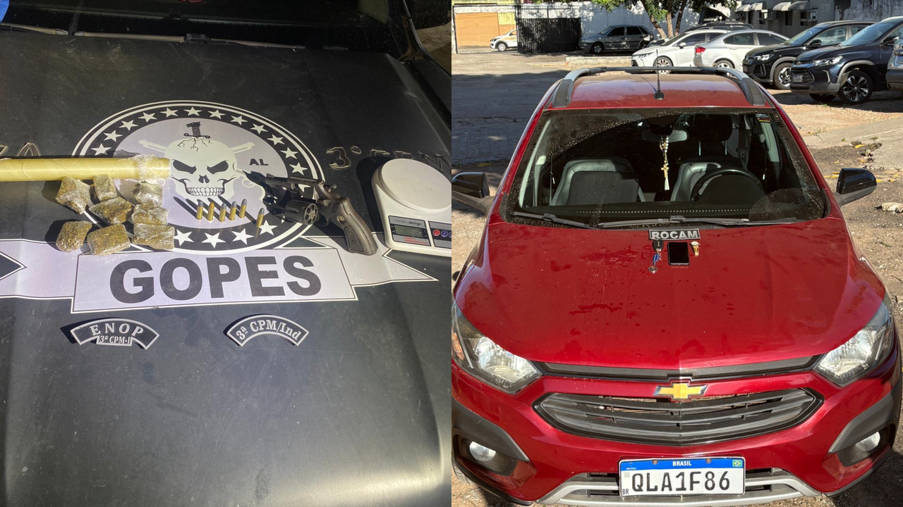 Polícia Militar realiza prisões e apreende arma e drogas no interior de Alagoas