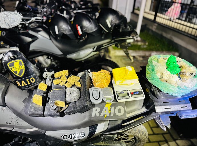 Polícia Militar apreende arma de fogo e mais de 6Kg de drogas em ocorrências na capital e interior