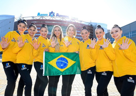 Colégio Marista de Maceió recebe Seleção Brasileira de Ginástica Rítmica