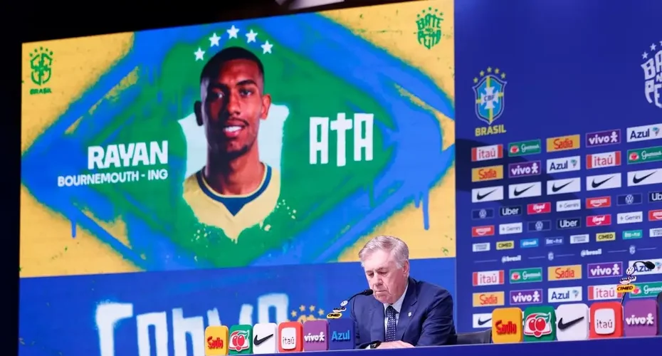 Ancelotti anuncia 26 convocados para amistosos da seleção brasileira