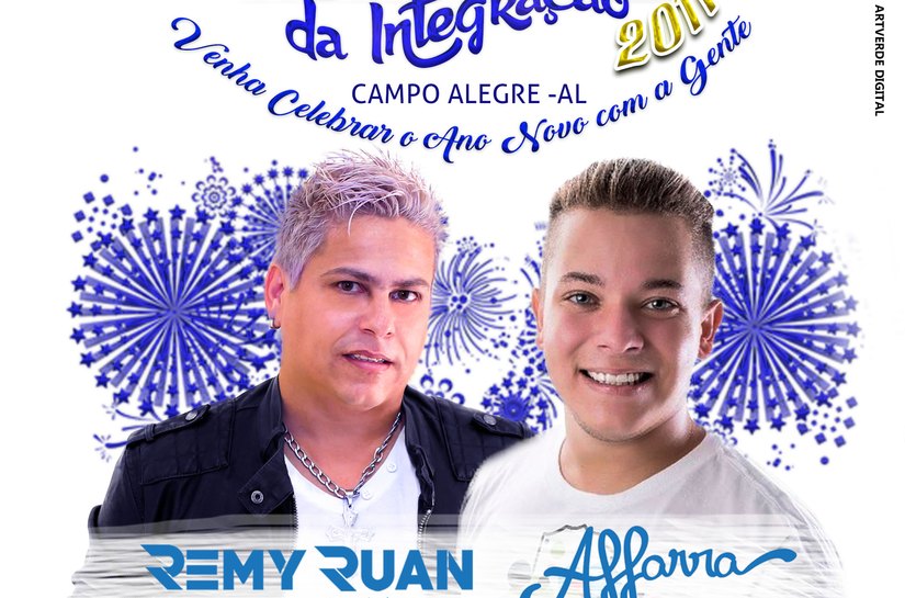 Réveillon de Campo Alegre terá show pirotécnico e shows musicais