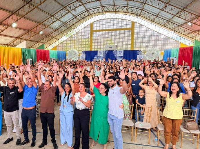 Gestão do prefeito Didi Lopes inicia ano letivo valorizando educadores e promovendo grande Jornada Pedagógica