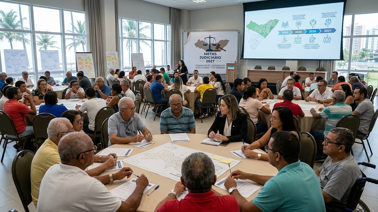 Gestão participativa: TJAL convida sociedade a opinar sobre as metas do Judiciário para 2027.