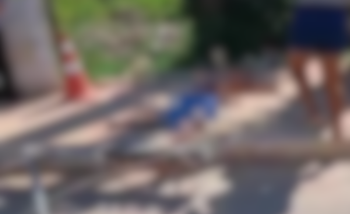 Local onde o homem foi atingido por um poste no Povoado Coité, em São Miguel dos Campos