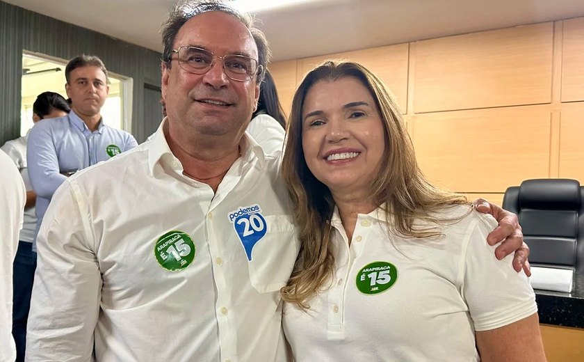 Luciano Barbosa oficializa candidatura à reeleição em Arapiraca e mantém Rute Nezinho como vice