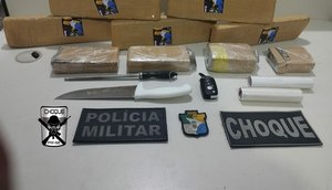 Motorista é preso com mais de sete quilos de maconha em Aracaju