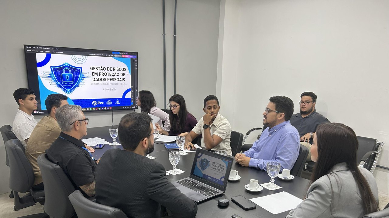 Itec apresenta Gestão de Riscos em Dados Pessoais ao Comitê Estadual de Proteção de Dados