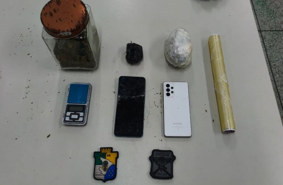 Apreensão de drogas / Foto: PMSE