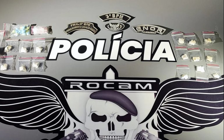 Advogada e homem são presos com drogas durante abordagem policial em Arapiraca